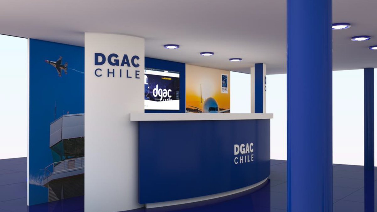 DGACChile's tweet image. Falta una semana para que comience una nueva versión de @FIDAE_OFICIAL #FIDAE2022 #5al10abril2022 y la @DGACChile contará con un moderno stand. Te esperamos !!