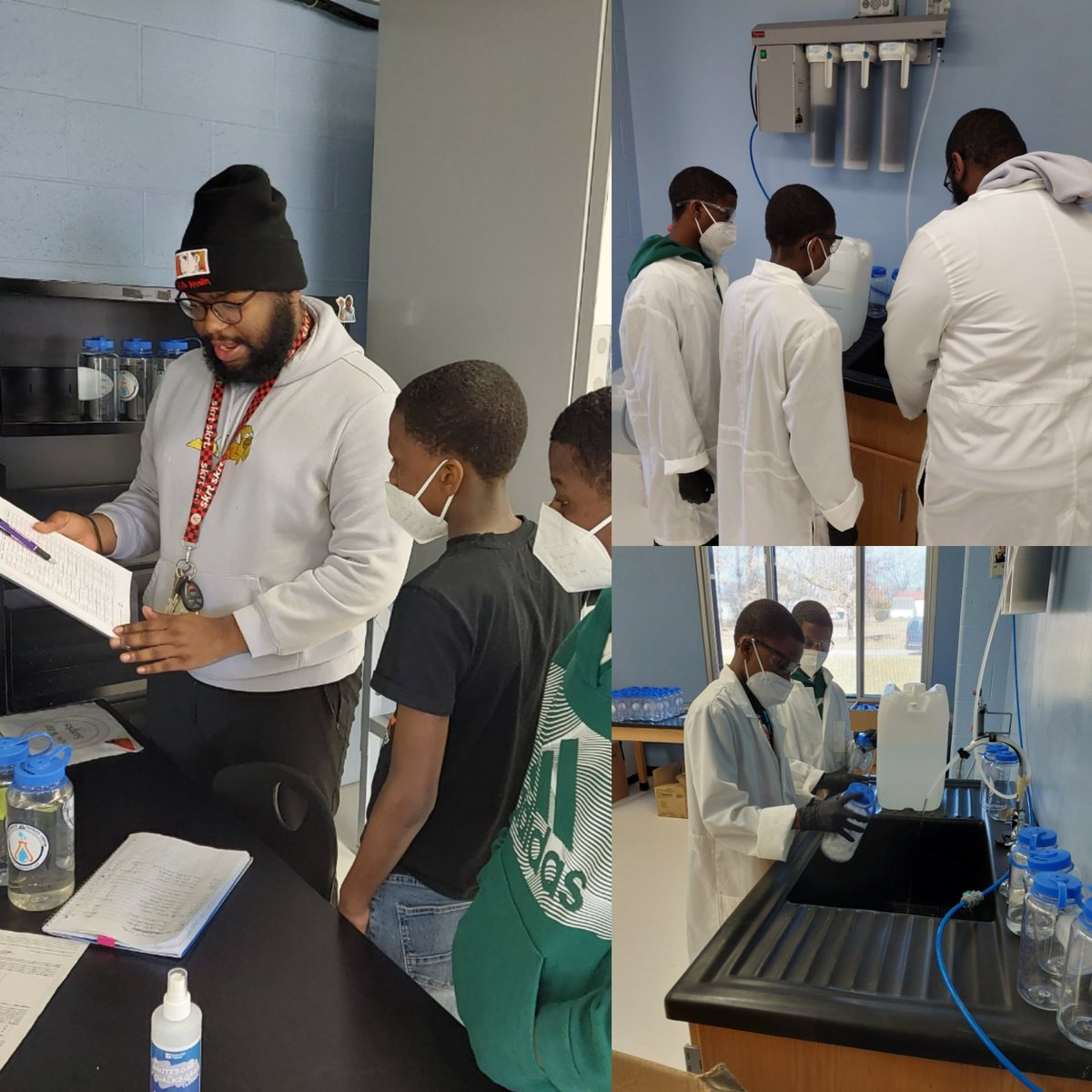 flint_lab's tweet photo. Our Outreach Coordinator training youth in the lab! They will be with us for their entire spring break!
We want your youth to join us! Give us a call: 810-875-9127
#Flint #FlintCommunityLab https://t.co/Vsjc0LkHRy