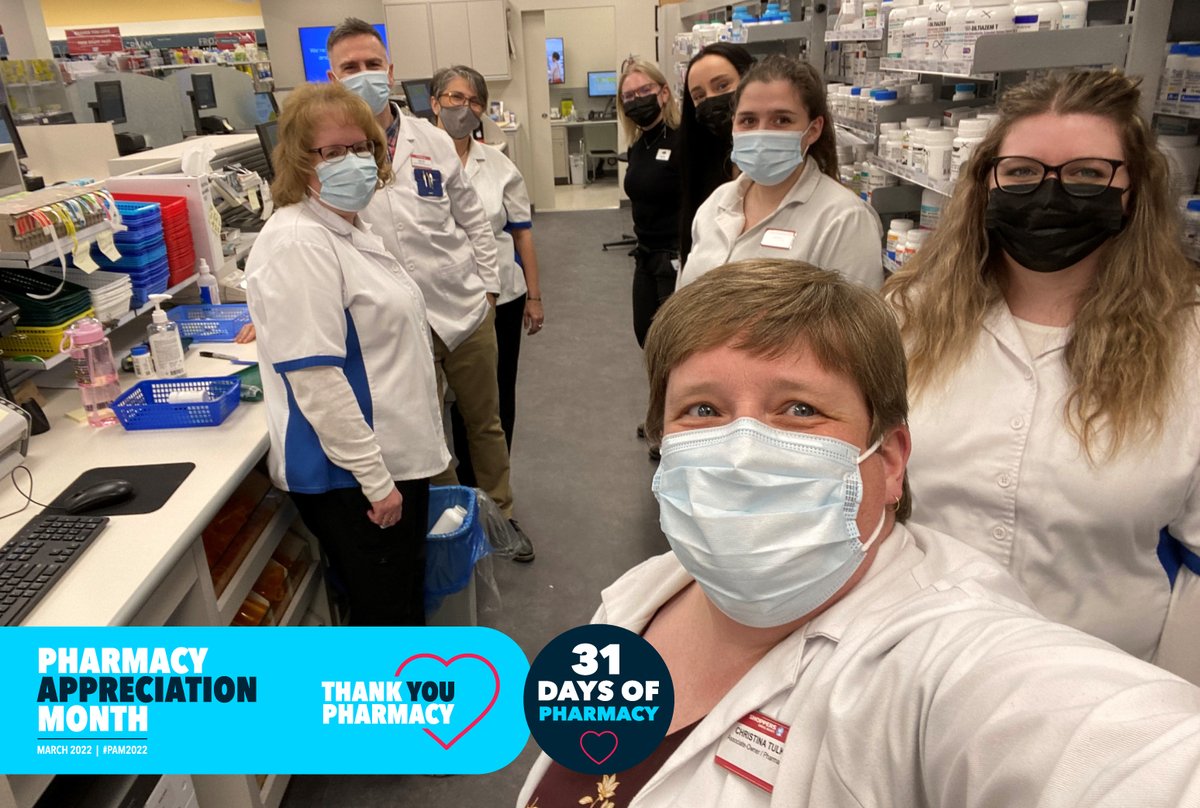 Today we're headed to Corner Brook, NL to wish a happy #PAM2022 to CPhA's Chair Christina Tulk and her stellar pharmacy team!