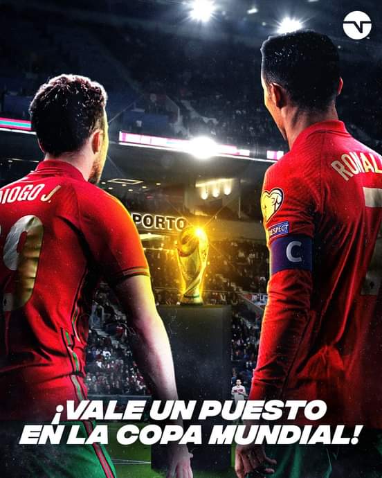 carlitosralarc1's tweet photo. ¡EL PARTIDO DEL DÍA! 🙌

Portugal y Macedonia competirán esta tarde por un lugar en #Qatar2022. ¿Será el día de CR7 o habrá sorpresa en el Estadio Do Dragao? 👀 https://t.co/9dFr1akNEx