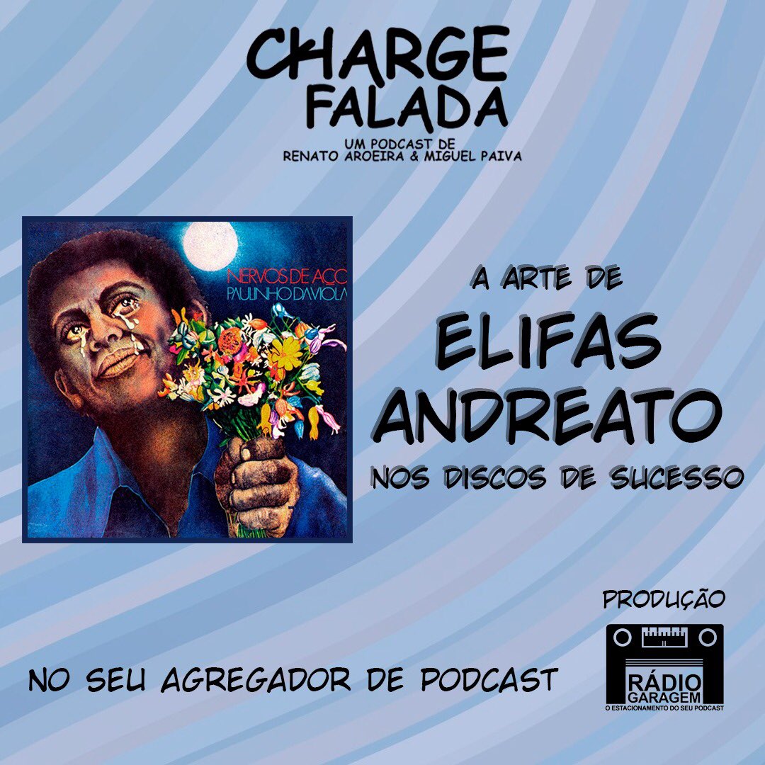 GaragemRadio's tweet photo. A arte brasileira perdeu hoje o designer gráfico Elifas Andreato, criador de capas de discos icônicas, como esta de Paulinho da Viola. Para ouvir a entrevista que ele concedeu a @AroeiraCartum e @miguelpaivareal no podcast Charge Falada: https://t.co/kKkkQzew2n https://t.co/96qHM9Ihqt
