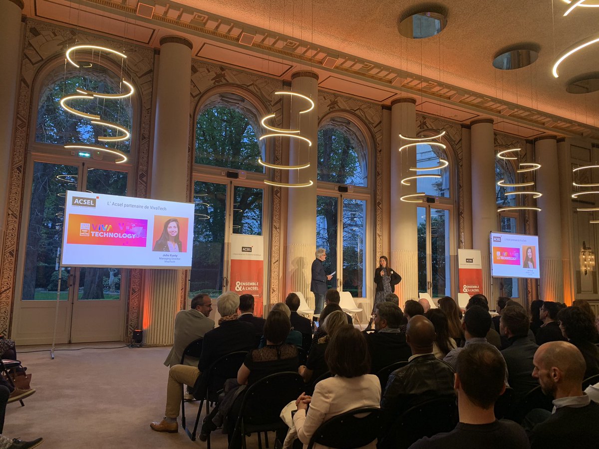 Soirée organisée par <a href="/AcselDigital/">Acsel</a> 
Intervention de <a href="/JulieRanty/">Julie Ranty</a> qui nous tease la prochaine édition de #VivaTech2022 🚀