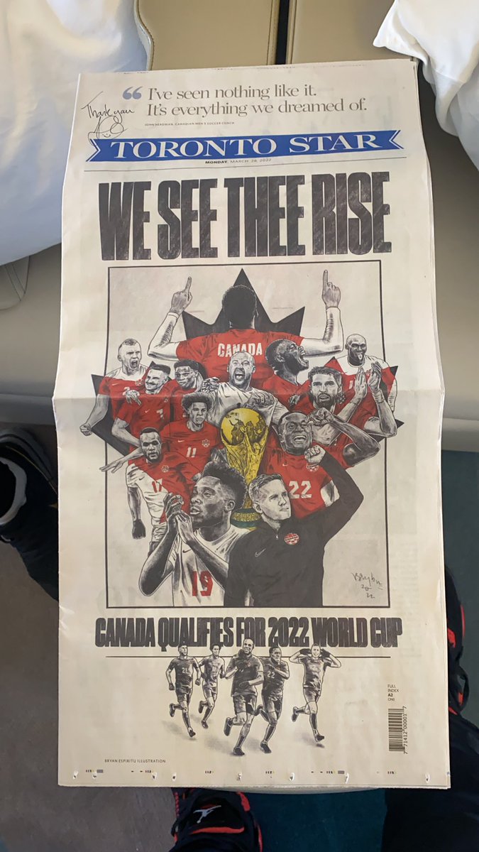 A great read ‼️🇨🇦 “ We See Thee Rise ” <a href="/CanadaSoccerEN/">Canada Soccer</a> #KM4 #RL22