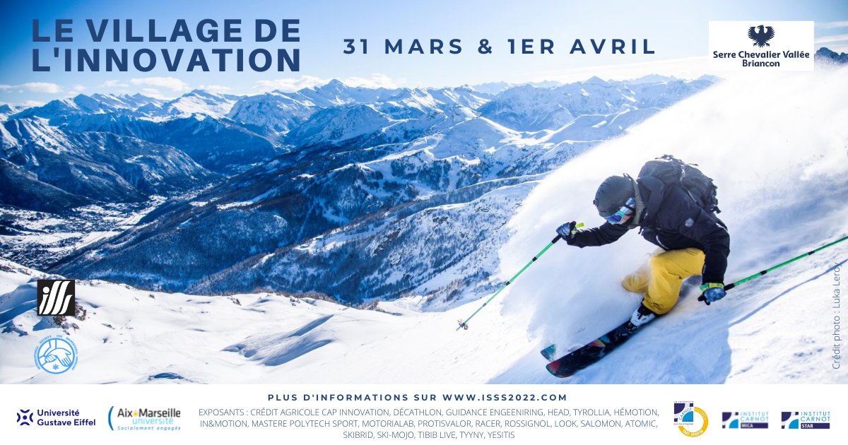 Protisvalor présent au Village de l'Innovation dans le cadre du Colloque ISSS 2022.
Le Village de l'Innovation, c’est 20 entreprises innovantes pour parler Sciences et Technologies en montagne. Rendez-vous le 31 mars et le 1er avril de 9h à 17h - salle du Dôme Monêtier-les Bains.