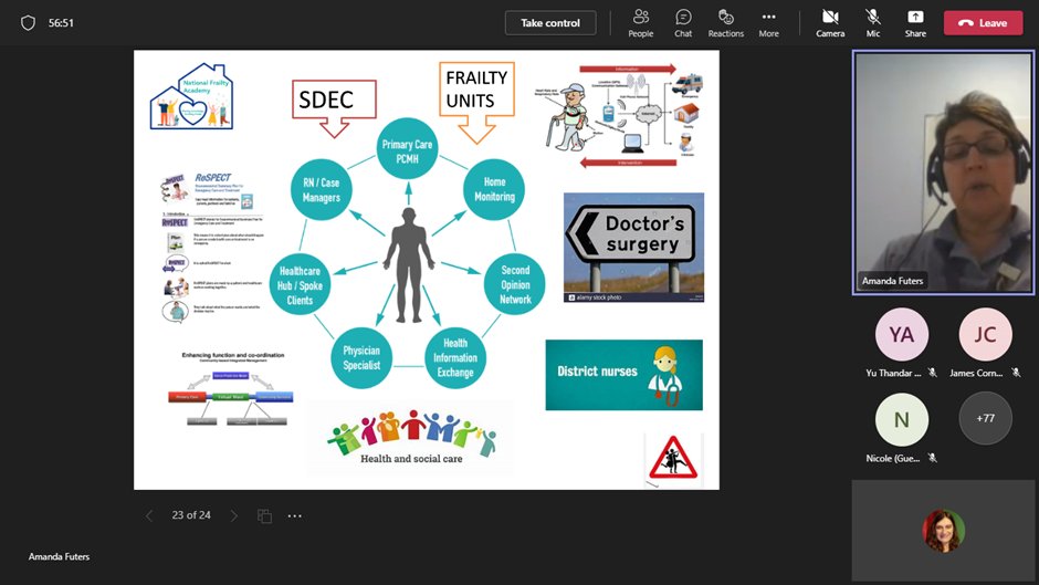 CumminsNM's tweet photo. Really interesting session from @ParamedicsUK this evening - great progress in applying #FrailtyScreening tools in the #prehospital setting - linked to work we're doing here lead by @galvin_rose in the #EmergencyDepartment @ULHospitals @ARC_UL @HRI_UL @REDSPoT_IE #SOAED #SOLAR https://t.co/F6jr6u4UYY