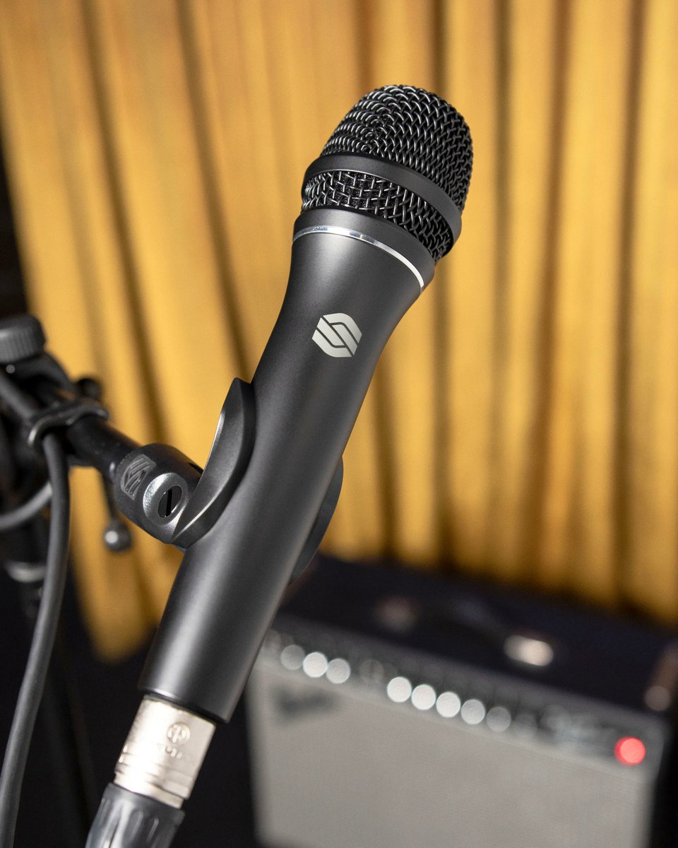 musiciansfriend's tweet photo. The @SterlingMics P30 vocal microphone's custom-tuned capsule and phantom-powered Dynamic Drive technology deliver all the body, clarity and smoothness you'll need to cut through on-stage, even with long cable runs. 

Learn more and order yours: https://t.co/7TlOWpTdDh https://t.co/0h5s8KaBrt