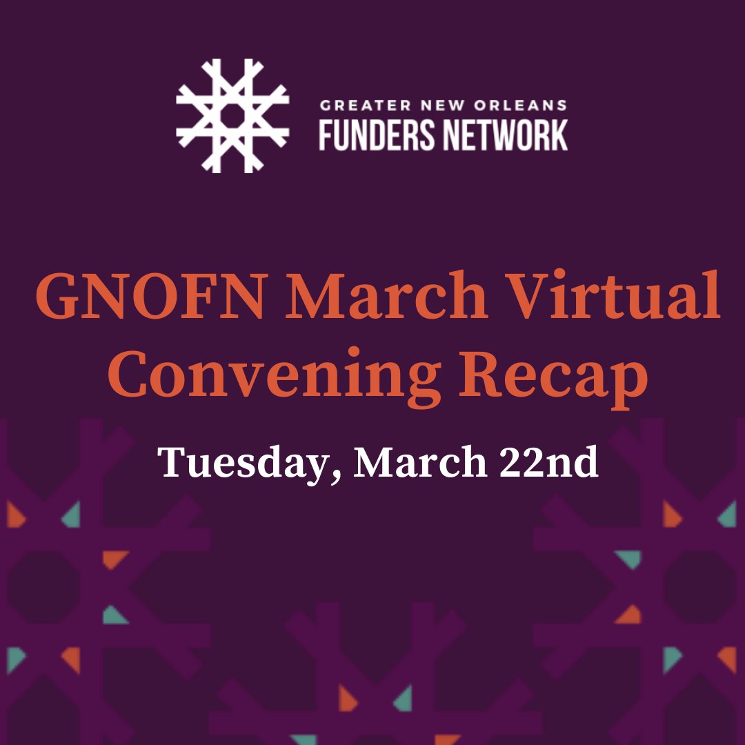 Greater New Orleans Funders Network tweet media