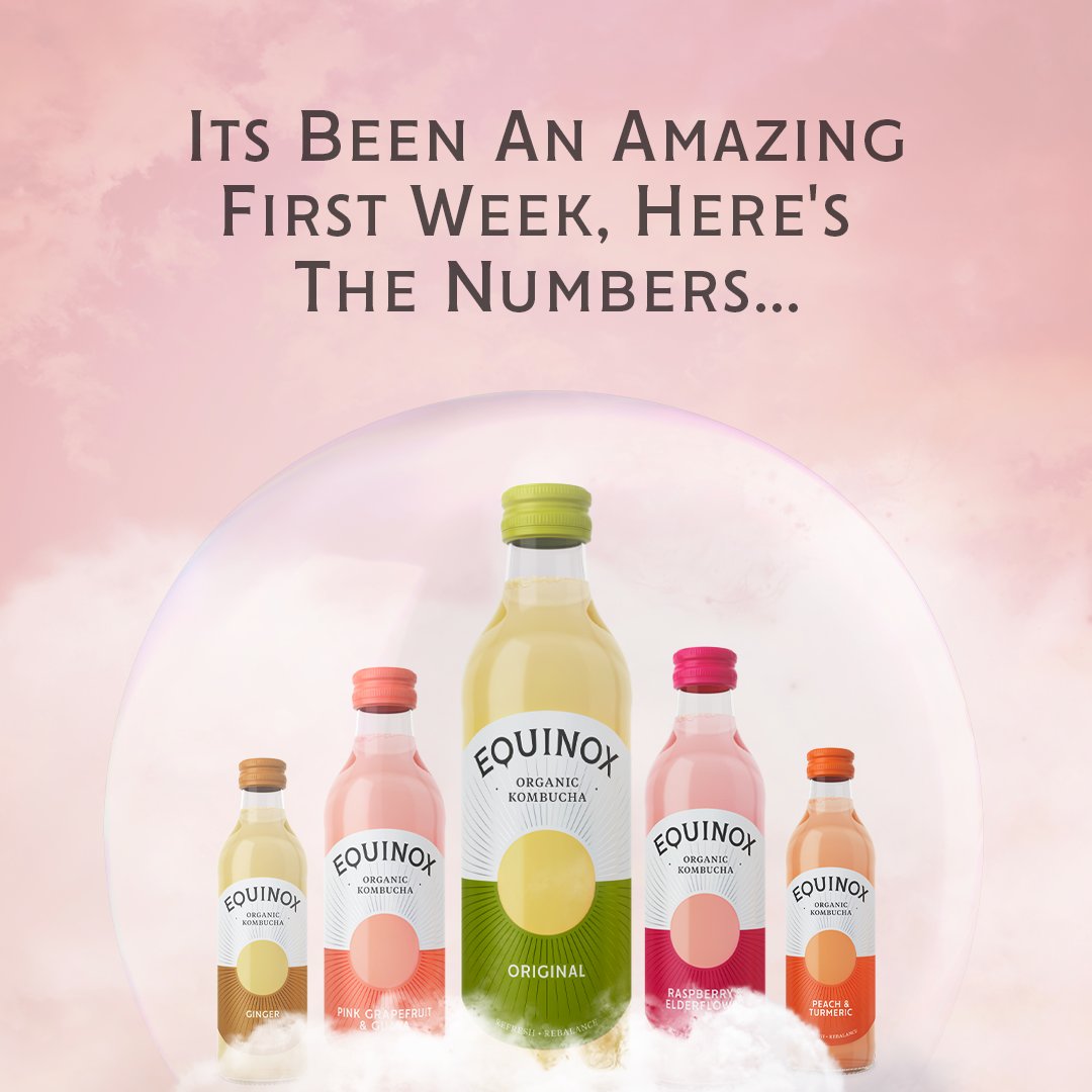 £1,061,091 raised.
Overfunding in 36 hours.
297 people now owning a part of Europe's only B-Corp kombucha company.
And still 23 days to go, so there's still time to join the Equinox family! 

crowdcube.com/companies/equi…