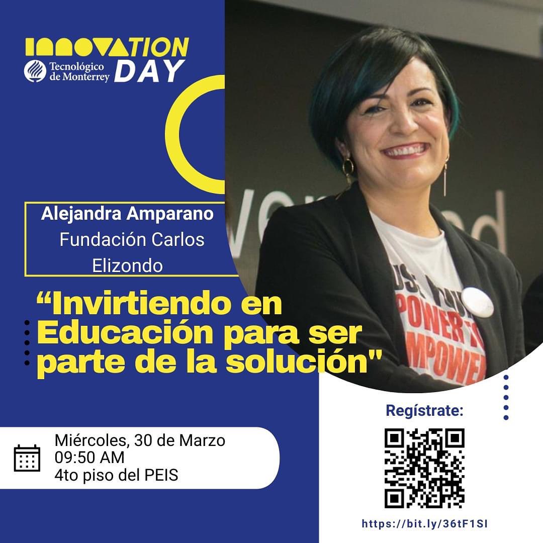 Compass4PL's tweet photo. ¡No se pierdan la charla de Ale Amparano! 😁 ¡Seamos parte de la solución! 😉
El día de mañana a las 9:00 A.M. se dará inicio a la celebración del emprendimiento social en innovador, en donde @AleampT nos compartirá el trabajo realizado por @funcarel 
https://t.co/BsiAvvuxXm https://t.co/HTeaRWtUhG