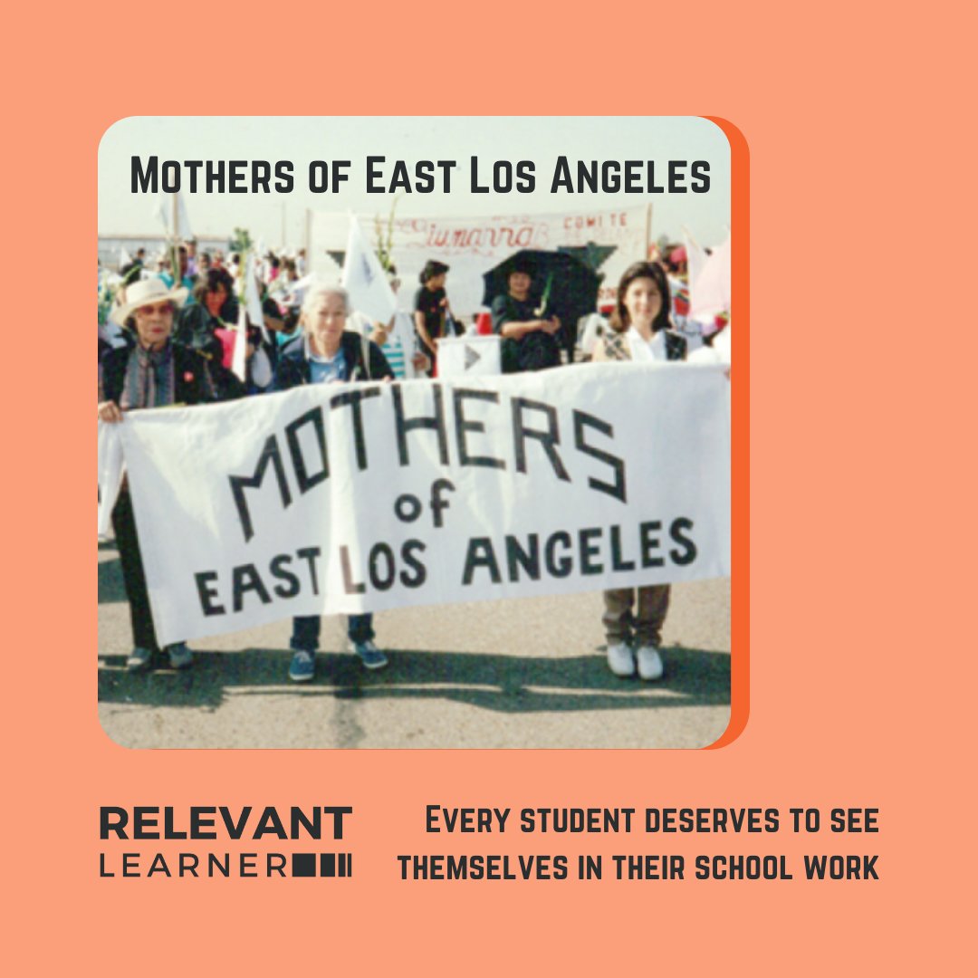 relevantlearner's tweet image. The Mothers of East Los Angeles fought for their primarily Latinx neighborhood #womenshistorymonth #herstory #WHM #relevantlearner #culturallyresponsive #culturallyresponsiveteaching #culturallyrelevant #culturallyrelevantpedagogy #inclusiveeducation #diversecurriculum