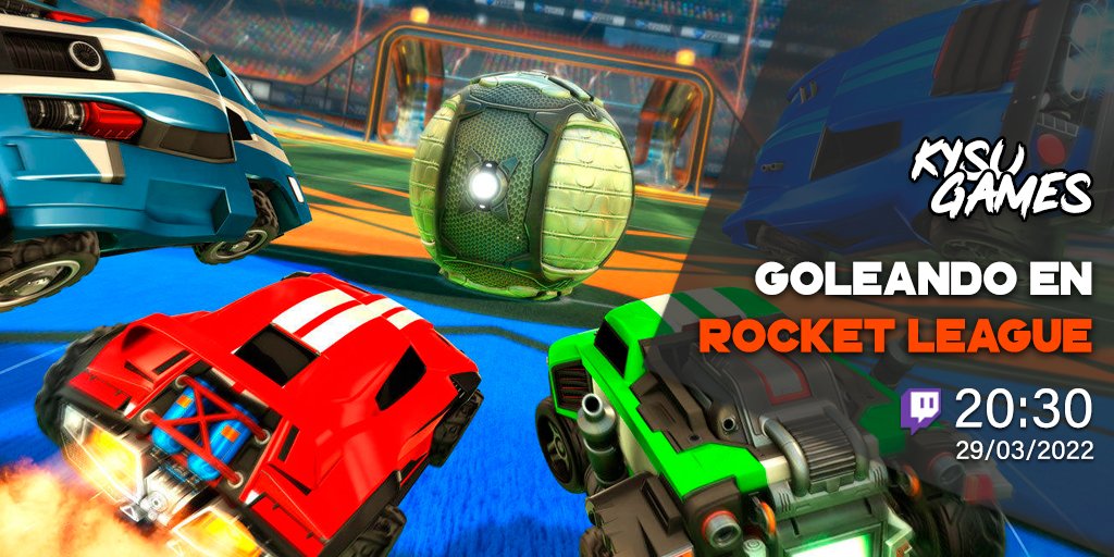 ¿No sabes que hacer en la tarde del martes?

Acompáñanos a unas partiditas de #RocketLeague 

Todo ello aquí:
twitch.tv/kysugames

<a href="/TEAMprojectRt/">TEAMprojectRT</a> <a href="/rumbotwitch/">Rumbotwitch</a> <a href="/StreamersApoyo/">Apoyo a Streamers</a> <a href="/streamsspain/">Sophia</a> <a href="/twitchpr0mo/">TWITCH PROMO.</a> @iver_network <a href="/AcademyTwitch/">Twitch Academy</a> <a href="/Twitch_spam10/">Twitch Spam</a> <a href="/Promo_Twitch_RT/">Kenya richest Sugarmummies</a> @Ayuda_Twitch