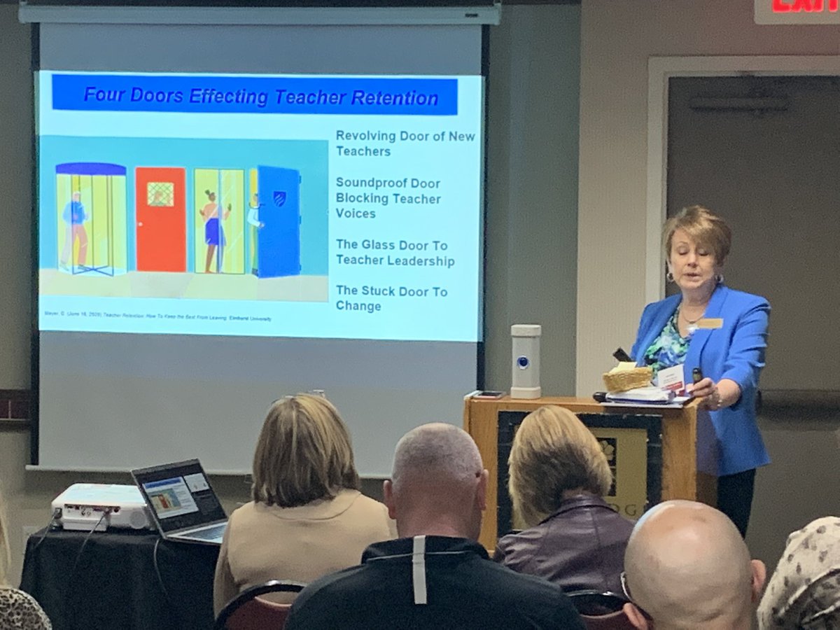 TedHiff's tweet photo. Teacher retention with @mccluskey_gena and @LorieRost85! Thank you for sharing your expertise! #MOSC22 @MLDSLeaders @MOASSP @HOMRPDC https://t.co/UU0fAhb7Mq