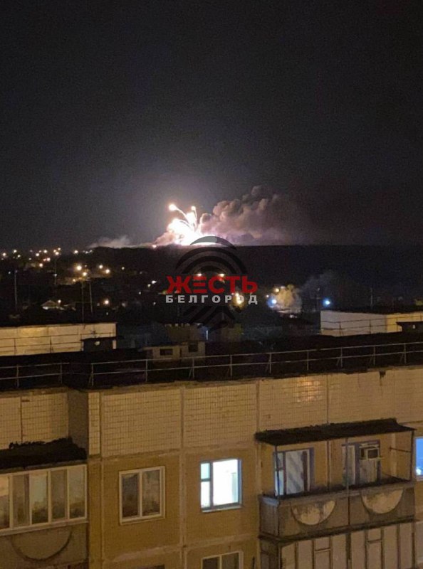 RT @Liveuamap: Reports of explosions and fire at arsenal near Belgorod https://t.co/JoHiexbaEt  #Ukraine https://t.co/ApNOyggwfa