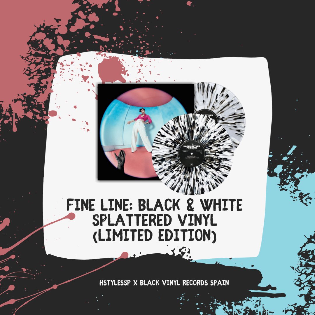 HStylesSP's tweet image. 💿 SORTEO - VINILO FINE LINE 💿

Sorteamos un (1) vinilo de "Fine Line" edición limitada (Black &amp;amp; White Splattered Vinyl)

•Da RT a este tweet 
•Sigue a @HStylesSP y a @BlackVinylReco2 
•Nombra a dos personas 

🌍 Sorteo a nivel nacional

¡Mucha suerte! 

*Info abajo
