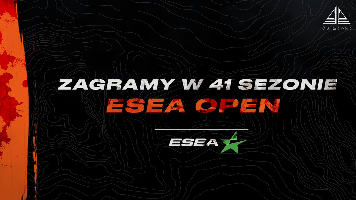 ConstantEsport's tweet photo. ZAGRAMY W 41 SEZONIE ESEA OPEN!!! |🧡
» Decyzja o zagraniu w 41 sezonie Esea Open jest ukazaniem nowego kierunkiem w jakim zmierza organizacja. W obecnym składzie pokładamy wielkie nadzieje i mamy pewność, że zaprezentujemy się z wielką klasą. |🧡 https://t.co/JBlmuwjUAT