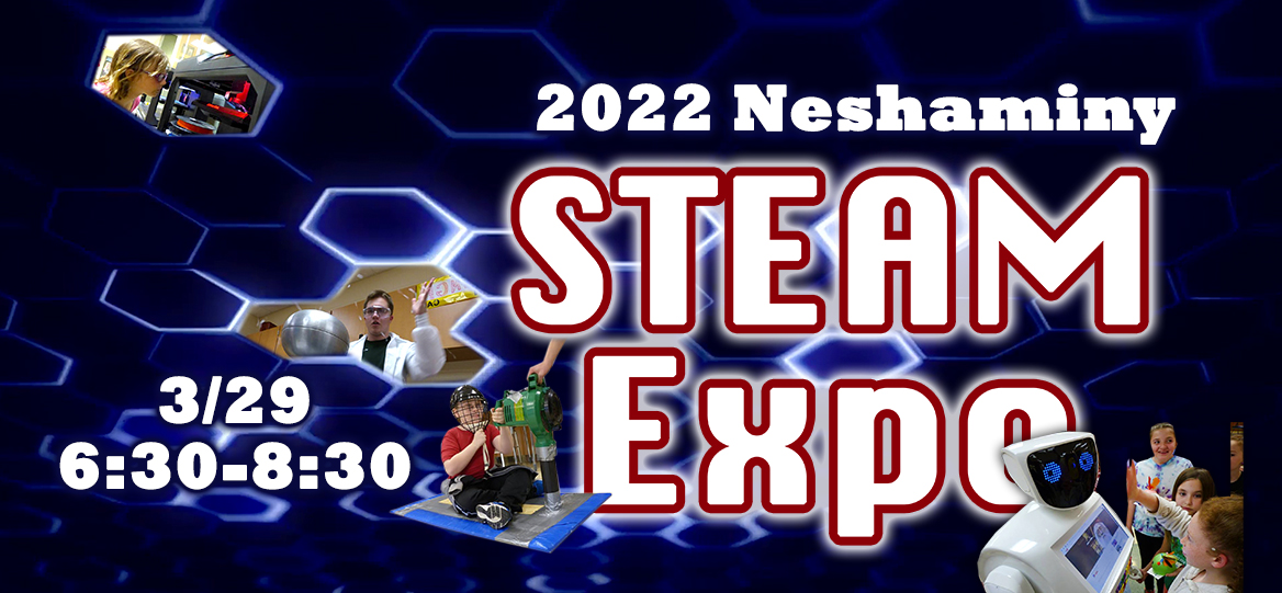 It's almost time for the 2022 #STEAMExpo! The fun begins at 6:30 pm @NeshaminyHS