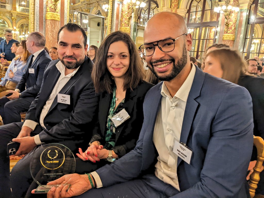 🥇 Palmarès du Droit 

Très heureux de remporter l'Or en Droit des Assurances (cab -30 #avocats) pour notre 1ère participation au #palmaresdudroit2022 !

Bravo à nos collaborateurs &amp; merci à nos clients qui dont les votes nous ont permis d'obtenir cette belle récompense ! 🙏