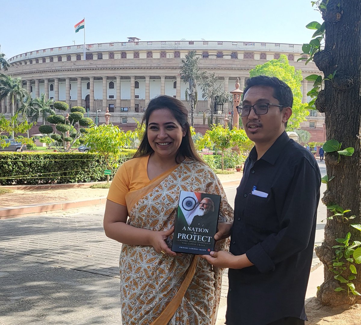 Congratulations to Ms. @PriyamGM Ji for her new book 'A Nation to Protect' which enlighten us in detail on #Covid_19 Crisis and effective management of #ModiSarkar from #JantaCurfew, achieving #Atmanirbharta, #VaccineDevelopment to India's Role in Securing the world.