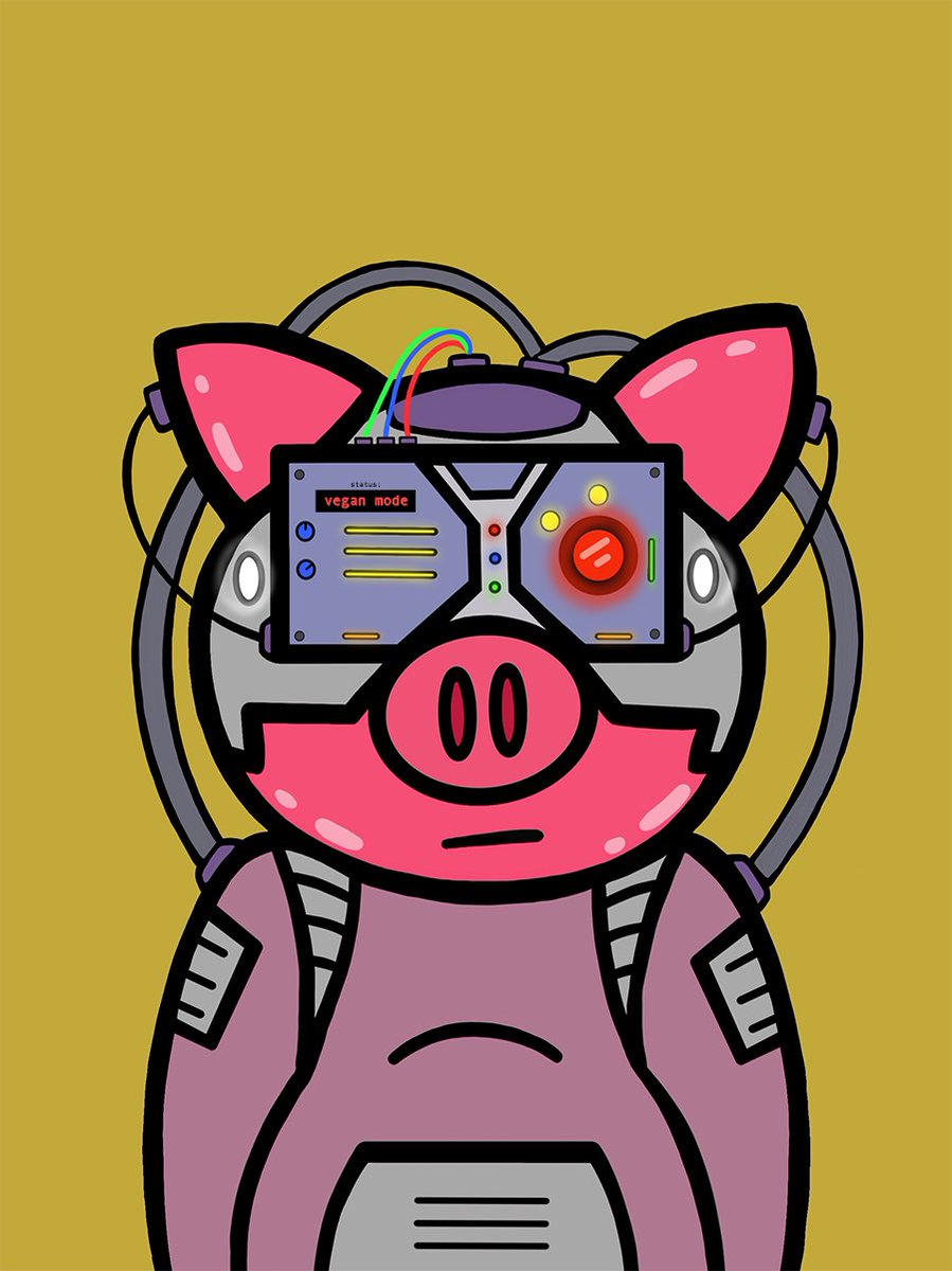 WeAnimals_art's tweet photo. Rare Peggy the Pig #036
#NFTs #NFTartist #cyberpunk #NFTCommmunity https://t.co/xVSLD7EVhC