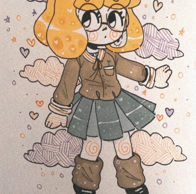 v4mp_abi's tweet photo. S m o l ! 
i hope you like it🌷🌱
Thank you for all the support you have given to my art!✨☁️🍄 (＾ω＾ʃƪ)

#Splatoon2 #Splatoon #Splatoon3 #splatoonart #FanArt #MyArt #Doodle #sketch #sketchbook #drawing #art #artist #artwork #NintendoSwitch #Inkling #illustration https://t.co/SDmGhlK6MT