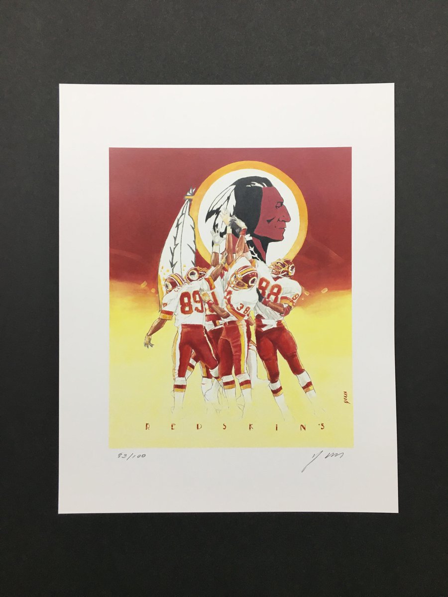 yimstudio's tweet photo. For fans of the legendary Fun Bunch, here captured celebrating a touchdown in the Super Bowl XVII game! I have new limited edition prints available - link to order in comments - thank you!!
@Commanders #SuperBowlXVII #TheFunBunch https://t.co/Bf5C27pAEu