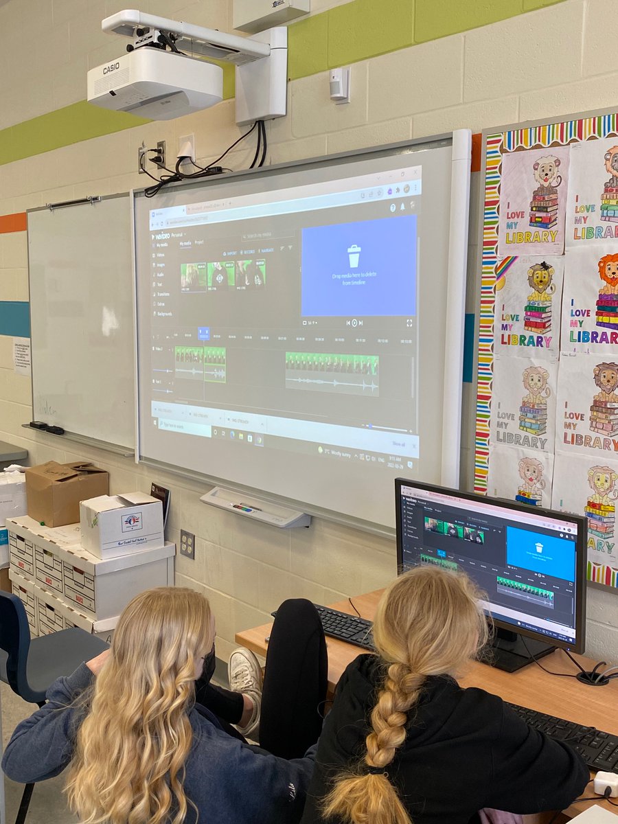 Students had so much fun making and editing videos with  <a href="/WeVideo/">WeVideo</a> during Student Wellness &amp; Exploration Day! <a href="/JuniperRidgeNL/">Juniper Ridge Int</a>