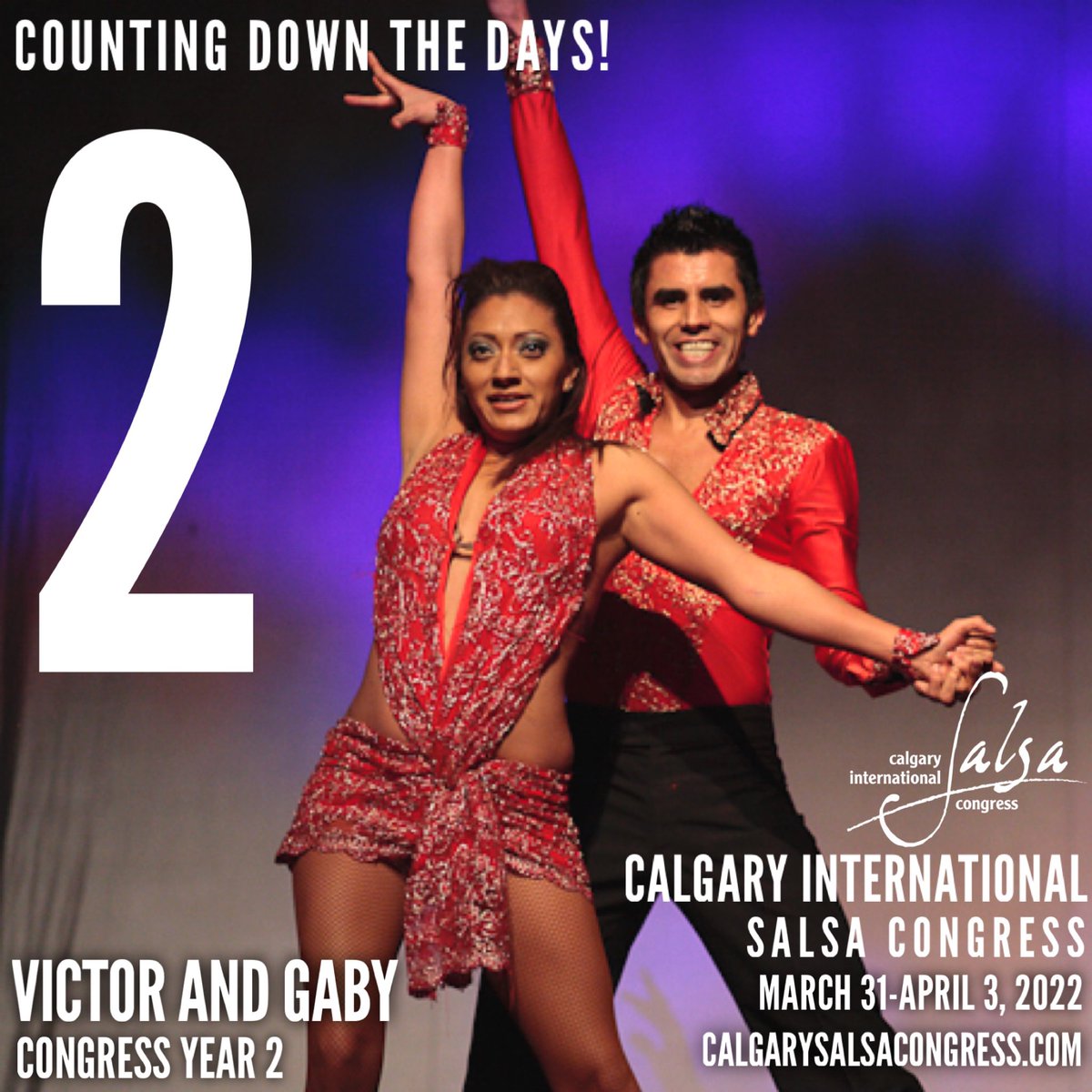 CalgarySalsaCon's tweet image. 2 days until the return of the Calgary International Salsa Congress!
The excitement is real!
#yycsalsa #yycarts #iamdowntown @hyattcalgary #thingstodocalgary #yyc #calgary