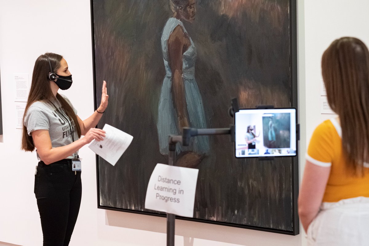 Congrats to <a href="/umfa/">UMFA</a> staffer Katie Seastrand, Utah Museum Educator of the Year! Katie has brought #art and art-inspired experiences to 6,000+ students and 550+ teachers statewide through new digital tours and class "visits" (nice try, #covid!) <a href="/UUtah/">University of Utah</a> umfa.utah.edu/katie-seastran…