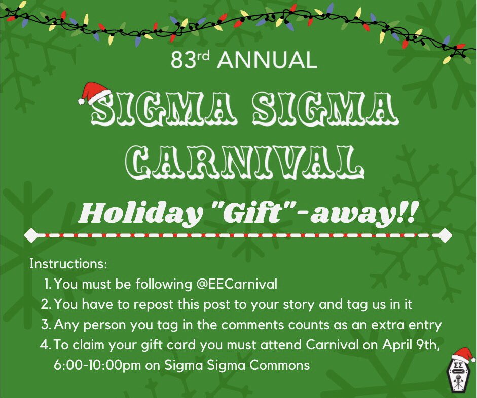 Sigma Sigma Carnival tweet media