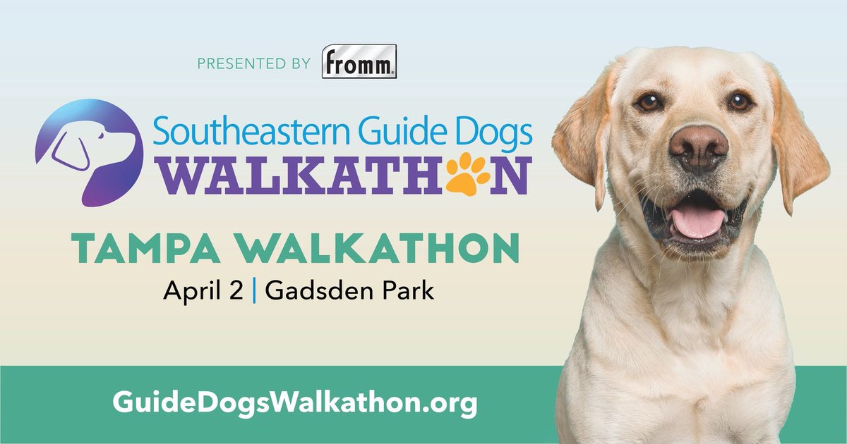 tikizstpete's tweet photo. This Saturday @tikizstpete  will be supporting the @SEGuideDogs in Tampa's Gadsden Park.   Bring your Fur-friends and join in the FUNdraiser!  Get a cool treat from us for you and your pup. https://t.co/wf8MCEUyXu