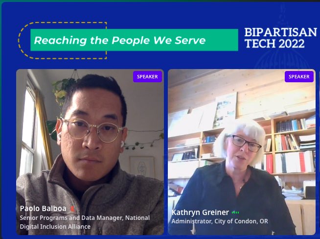 FranOchillo's tweet photo. The City of Condon, Oregon is working to expand broadband access but affordability is an ongoing challenge. For example, one reliable service option just increased from $99/month to $110/month. #digitaldivide #barriers #NextIsNow #BipartisanTech https://t.co/WgP7JCx9Av