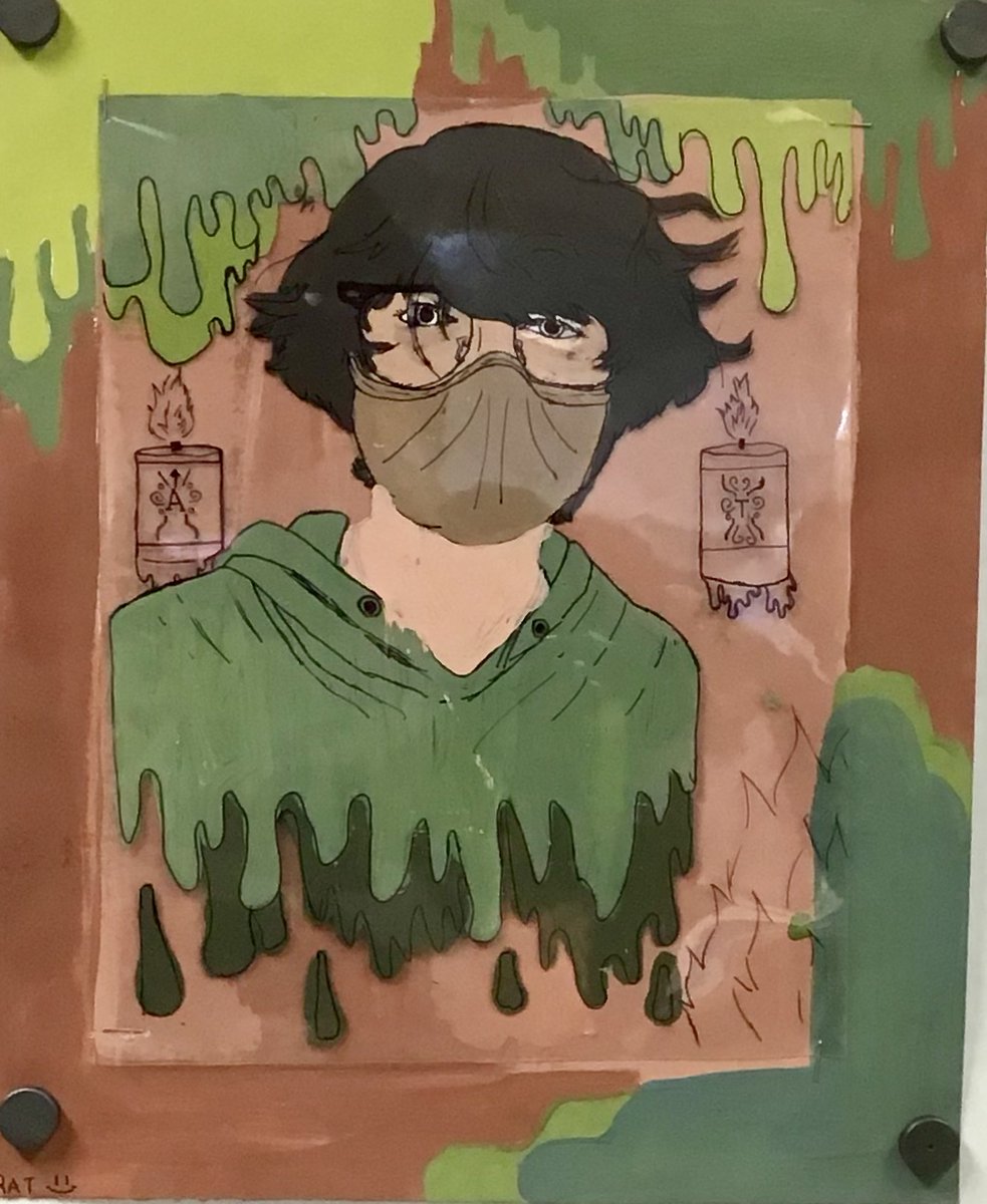 Art_with_MsG's tweet image. 7th Grade Color Scheme Self-Portraits! Students practiced contour line drawing selfies, designed creative backgrounds, then applied hues of a color family in acrylic paint! Turned out so good! #TeamKidsFirst #CreativityatCaroll #MiddleSchoolArt
