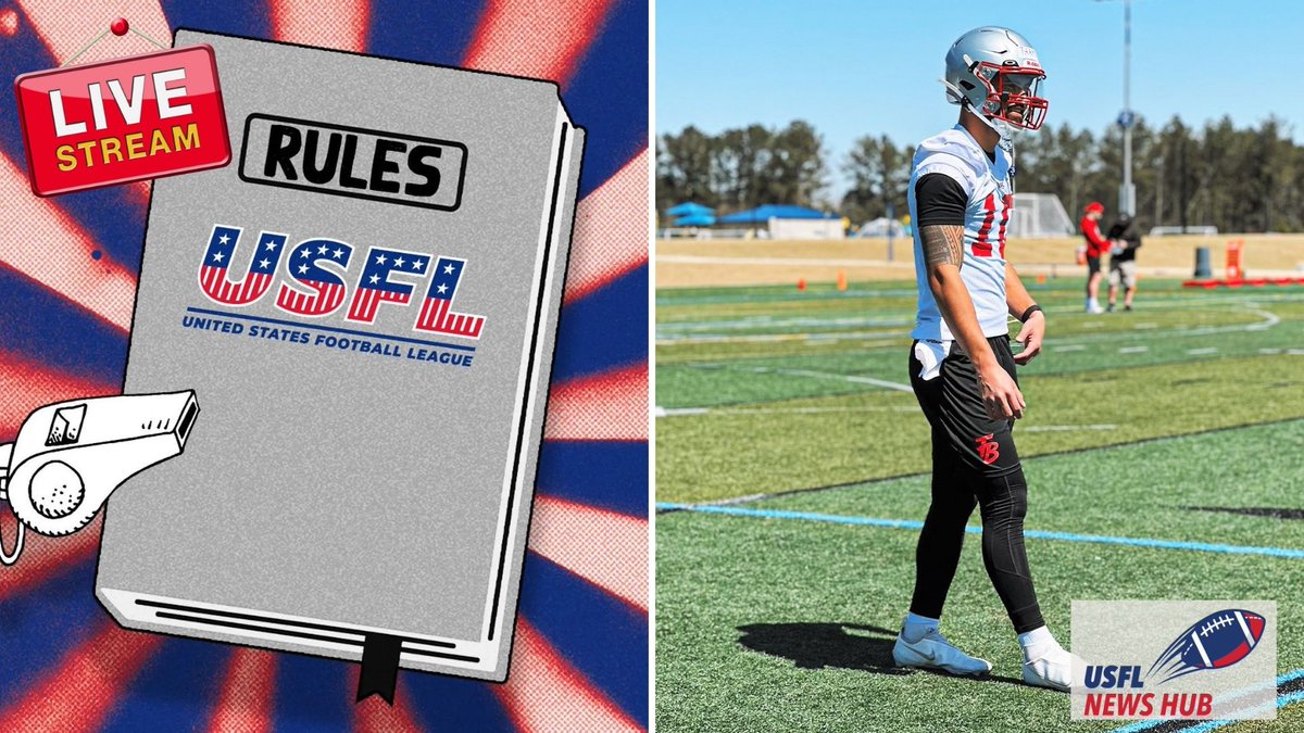 TheUSFLNewsHub's tweet photo. USFL Rules Released Full Recap, USFL Training Camp Underway, USFL Fantasy Rankings (via Mark Perry) https://t.co/n0Z9wvA6TM #USFL #USFLPodcast #USFL2022 #USFLFantasy https://t.co/UBJnB8bXiX