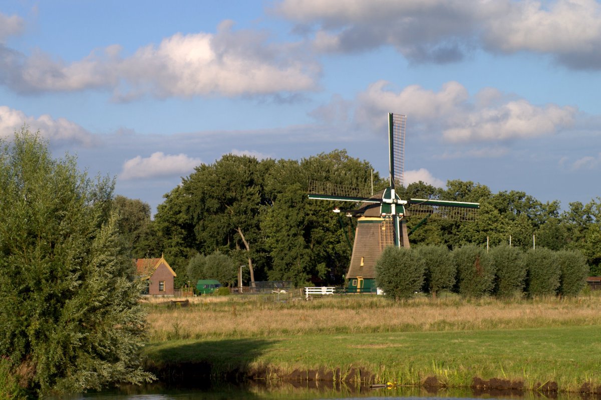 Jullie hebben het verkeerde plaatje er bij. Dit is de Vlieger.
#Zonderop #windmolen #gemaal #voorburg #midvliet