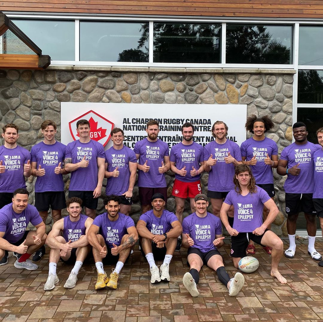IVoicefor's tweet photo. Check out Alex Russell and his Rugby 7s Senior Men's teammates in their purple shirts on International Purple Day® for Epilepsy Awareness this year! Thank you all for raising awareness of #epilepsy not just on March 26th but every day! #EpilepsyAwarenessMonth #PurpleDay https://t.co/qEeegROUGT