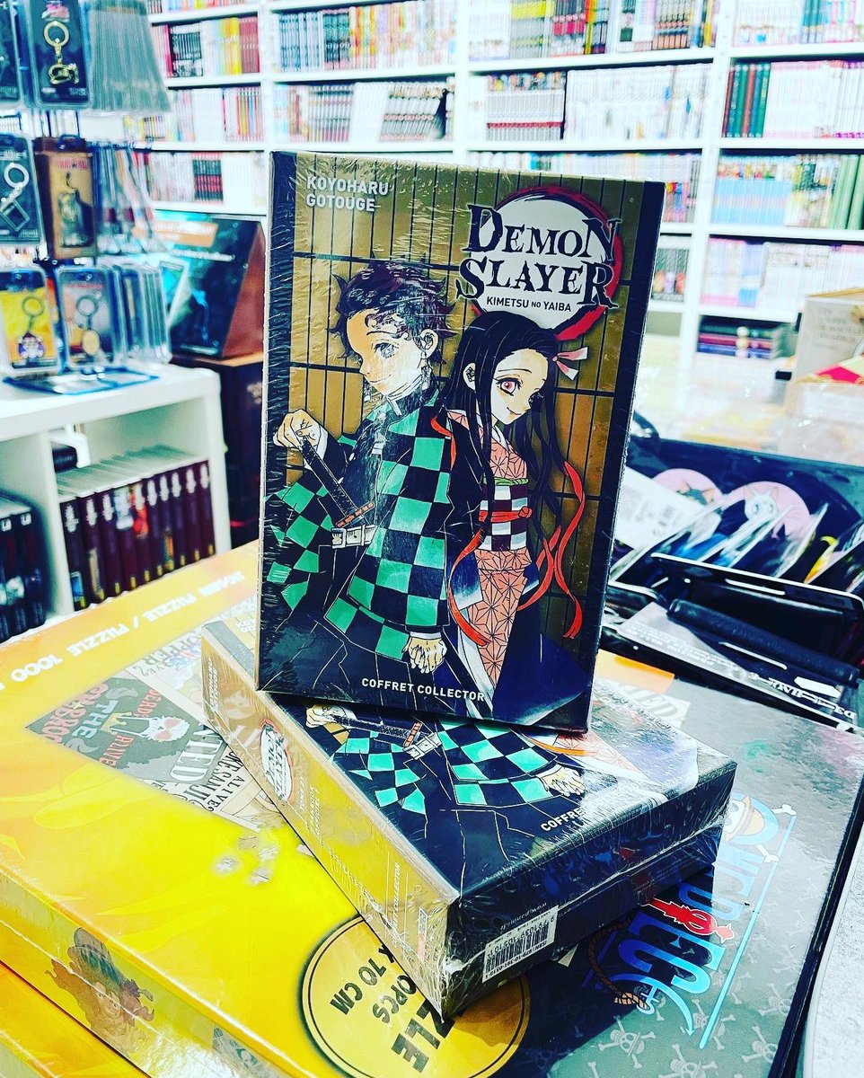 BazarManga's tweet photo. 🚨 Un petit message pour vous indiquer que le collector Demon Slayer 21 sera disponible dès demain 10h !

📚 Attention, quantités (très) limitées ! 🥷

@paninimangafrance #demonslayer #demonslayer21 #manga https://t.co/VuF7tDXDFU