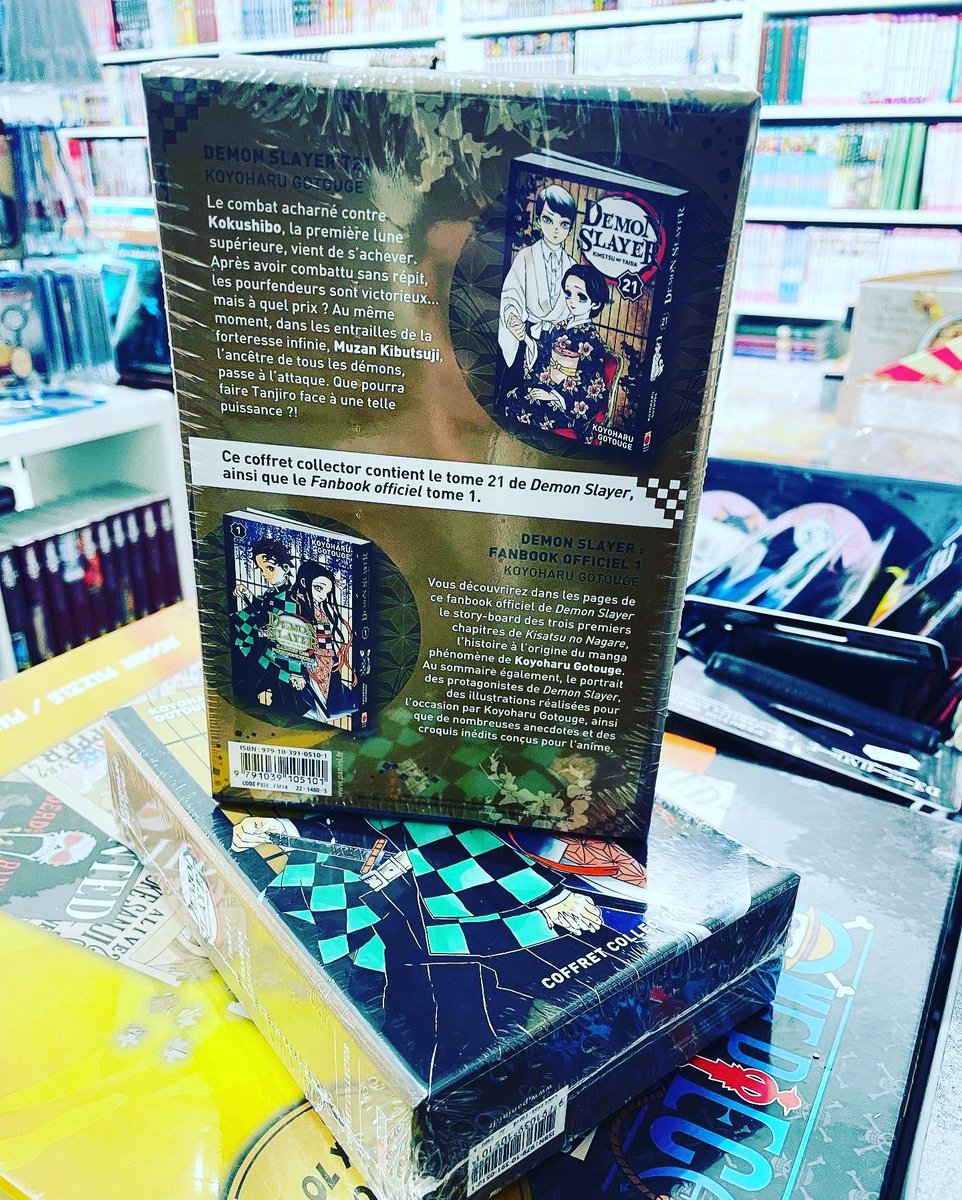 BazarManga's tweet photo. 🚨 Un petit message pour vous indiquer que le collector Demon Slayer 21 sera disponible dès demain 10h !

📚 Attention, quantités (très) limitées ! 🥷

@paninimangafrance #demonslayer #demonslayer21 #manga https://t.co/VuF7tDXDFU