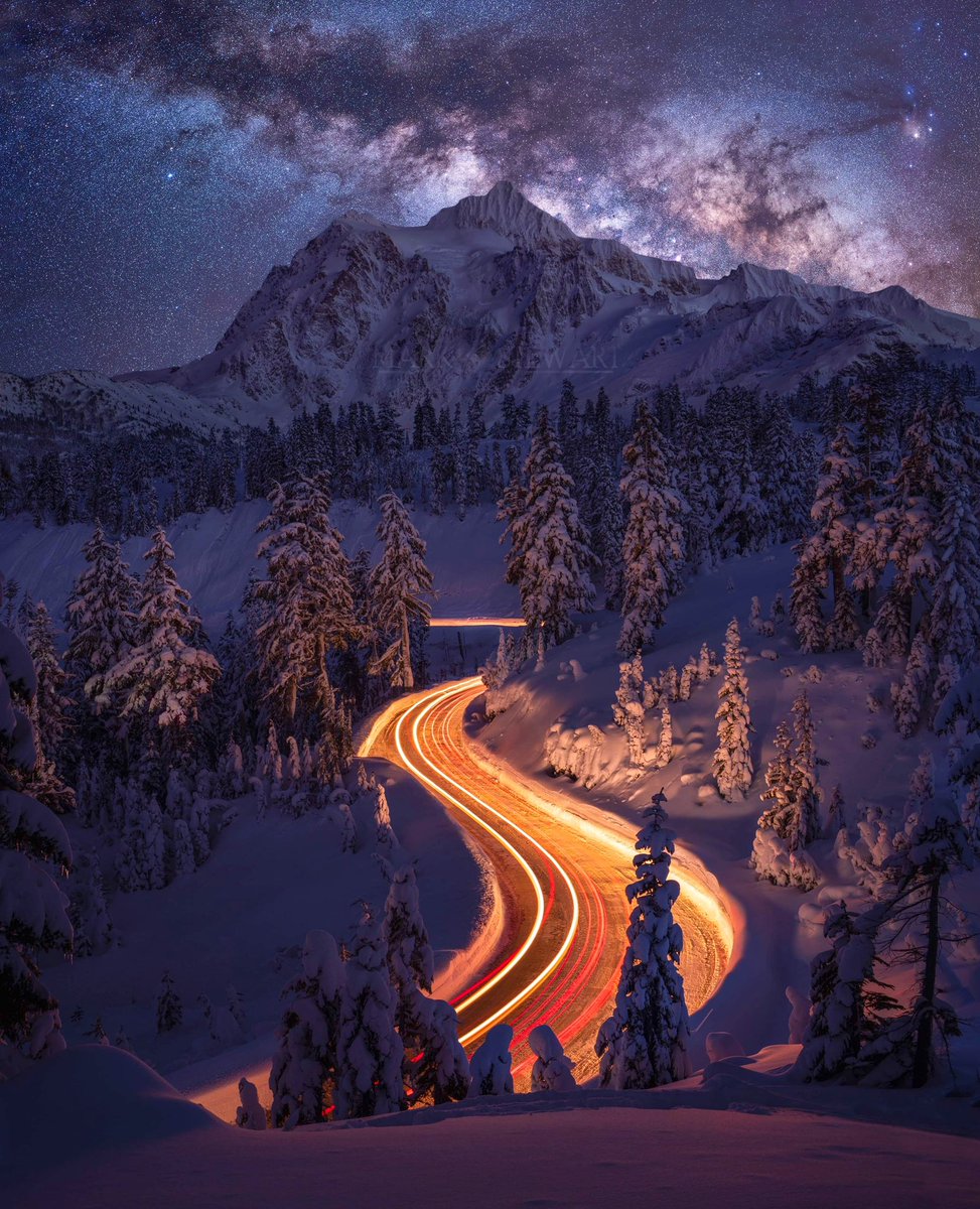 StewarrMark's tweet photo. @_badassmouse_ Here’s some stars and snow and light trails and stuff https://t.co/ohnGIdyVzd