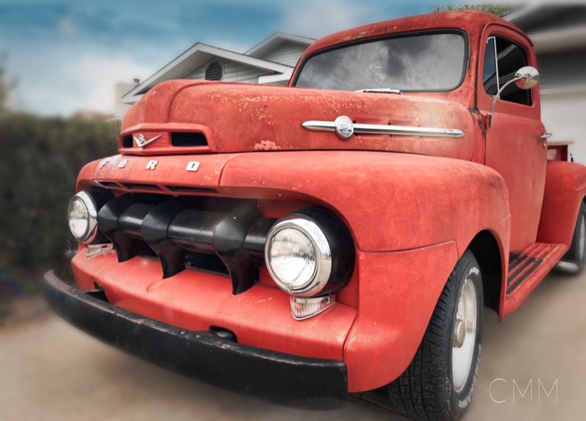 Love the old Classics #Truck #1950FordTruck #ClassicTrucks #Ford #redtruck