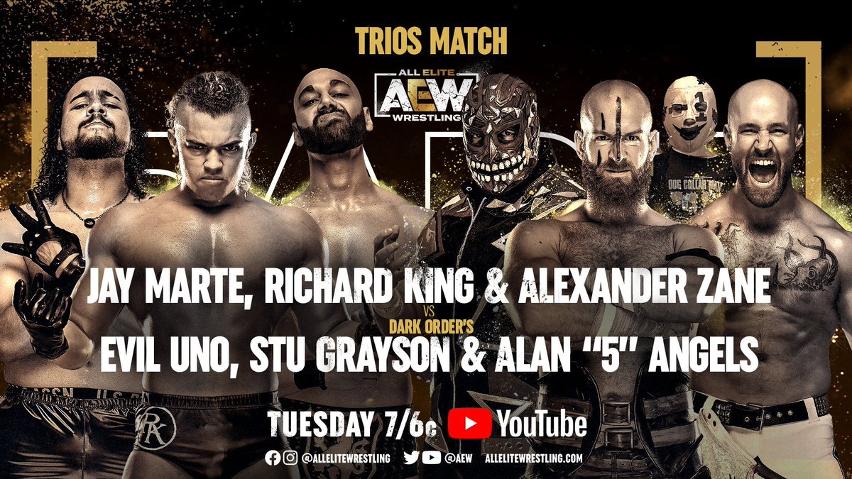 Michele78's tweet photo. Tonight! Itโs a Dark Order Night on #AEWDark ๐ช๐ป๐๐๐ป๐๐ค #DarkOrder #DarkOrderForever #TriosMatch #JoinDarkOrder https://t.co/G64m2nhHUq