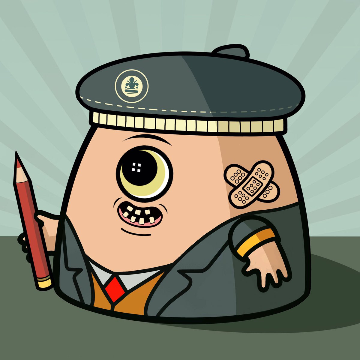Mr_EGG_nft's tweet photo. Mr.Egg oneeye…. 
Created by Gianni Orlandini 
And Francesco Mancini 
#NFTGiveaway #nftcollector #NFTCollection https://t.co/Vd90mujGAT