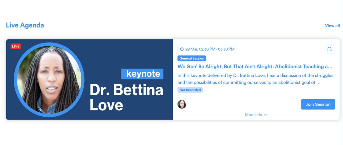 Campus_Compact's tweet photo. We're delighted to have Dr. Bettina Love delivering the #Compact22 keynote, "We Gon’ Be Alright, But That Ain’t Alright: Abolitionist Teaching and the Pursuit of Educational Freedom" https://t.co/txRA93UEnX