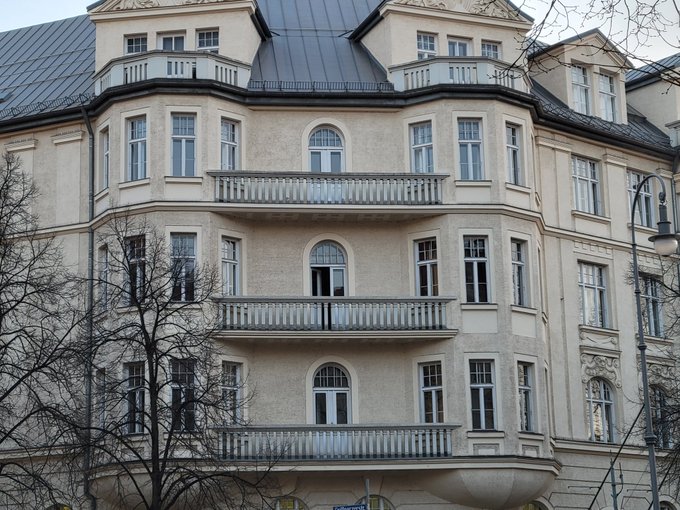 Don't remember if I posted this before but our place in Munich was opposite this. This was Hitler's apartment