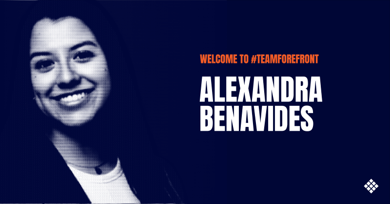 ForefrontComms's tweet photo. Join us in welcoming our newest Associate to #TeamForefront, @AlexBenavides71. A recent @FordhamNYC grad, Alex joins Forefront with editorial and marketing experience from her previous roles at @themudmag and @modwell_co. Welcome, Alex - we're happy to have you on the team. https://t.co/7eEyzodV9d