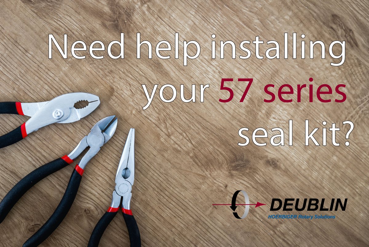 Deublin's tweet photo. Wondering if you installed your rotary union seal kit properly? Deublin has a step-by-step instruction video for our 57 series seal kits. Watch here: https://t.co/HVPbjBfKYp

#instructions #Video #repair #helpfultips #installation https://t.co/s79jZ5fUYd
