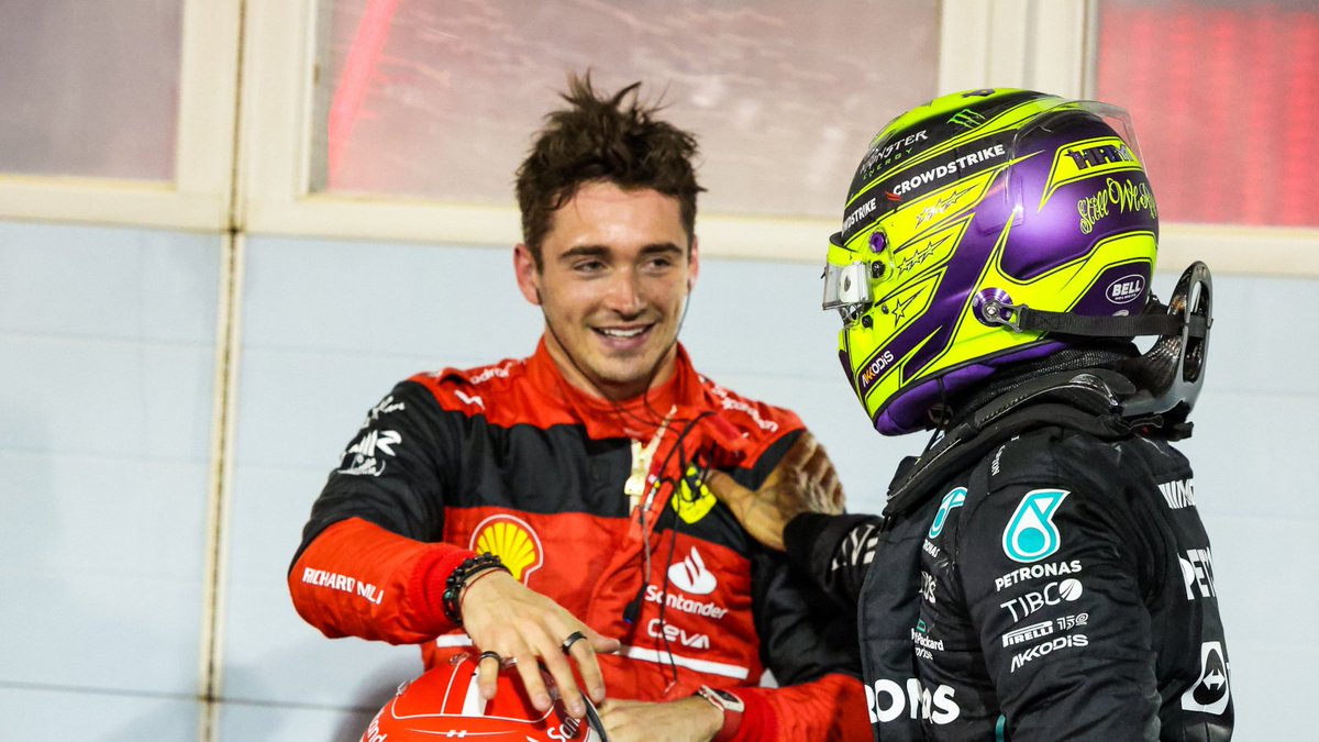 braverebellious's tweet photo. lewis hamilton and charles leclerc [4416]; a thread https://t.co/ATaVXBJFvQ