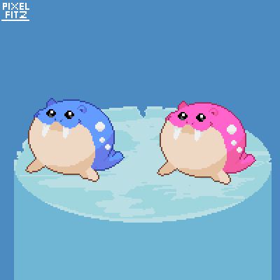 PixelFitz's tweet photo. Some happy Spheals for today's #seal day, from @Pixel_Dailies 

#aseprite #pixelart #pixelartist https://t.co/OacPKYAgQe
