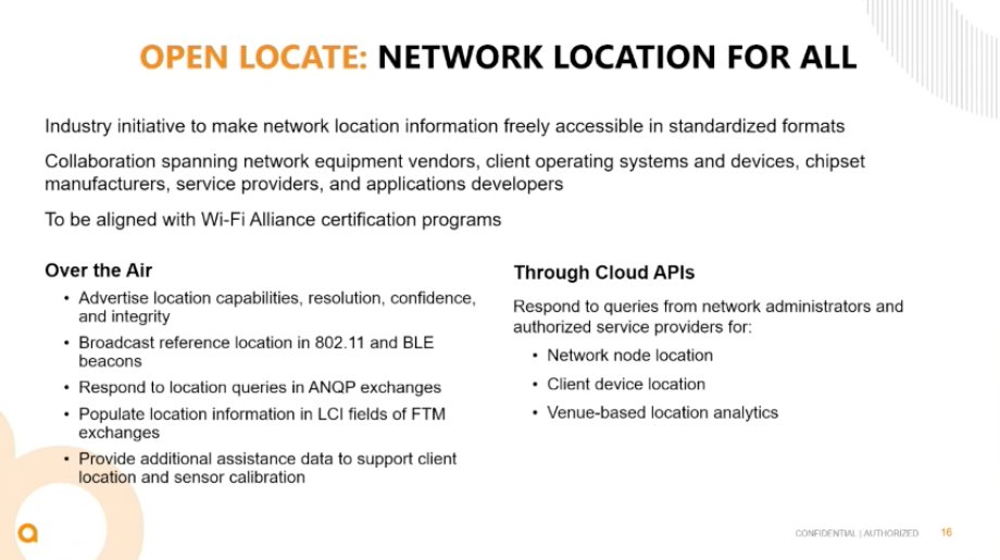 theITrebel's tweet photo. #OpenLocate designed to be aligned with @WiFiAlliance certification programs for easier implementation, with both the WLAN client and infrastructure vendors in mind. #ArubaAtmosphere @ArubaNetworks https://t.co/i9bxaRFWgb