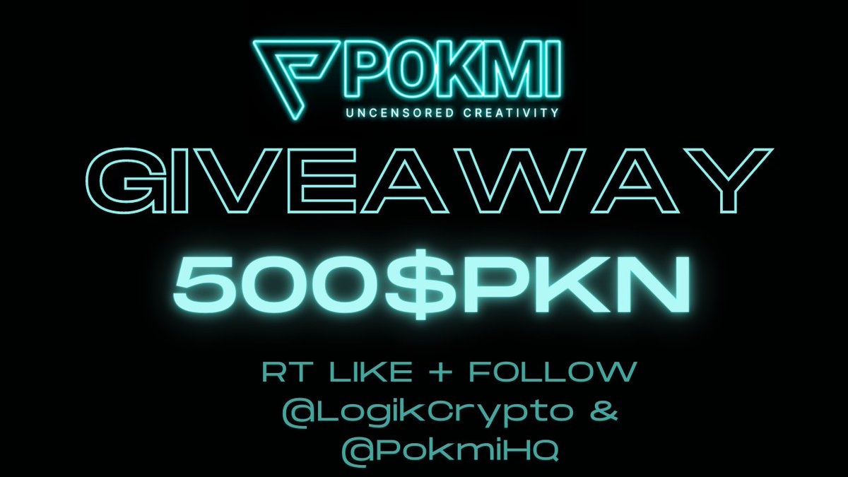LogikCrypto's tweet photo. 🚨GIVEAWAY d'une valeur de 500 $PKN 🚨 
5 Gagnants de 100 $PKN
(2 Twitter | 3 Twitch)
Pour participer :
✅Retweet et Like
✅Follow @LogikCrypto et @PokmiHQ 

⏳TAS 30/03/22 à 20h30 lors du live #twitch

#GIVEAWAY #Concours #$PKN https://t.co/XUIePe8F9T