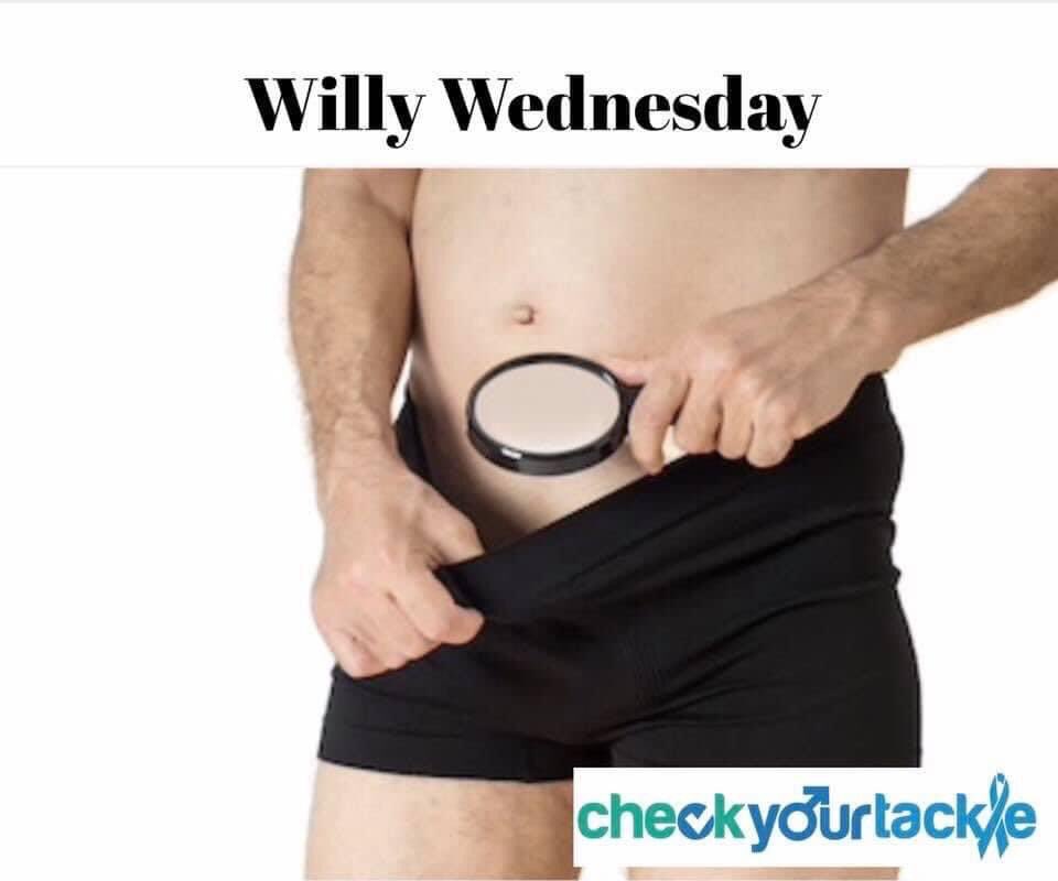 checkyourtackle's tweet photo. Willy Wednesday guys.....check your tackle!
Might just save your life
Ladies, if your man doesn’t know about this let him know please
#penilecancer #testicularcancer 
#checkyourtackle https://t.co/fCSon3IEDK